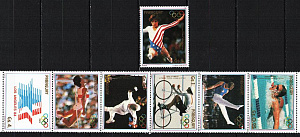 Парагвай, 1985, Летние Олимпийские игры 1984, Медалисты, 7 марок